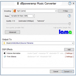 dBpowerAMP screenshot