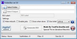 Folder2Iso screenshot