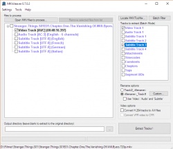 MKVcleaver screenshot