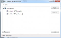 WMVDemuxer screenshot